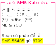 Tin nhan tinh yeu, sms tinh yeu dep